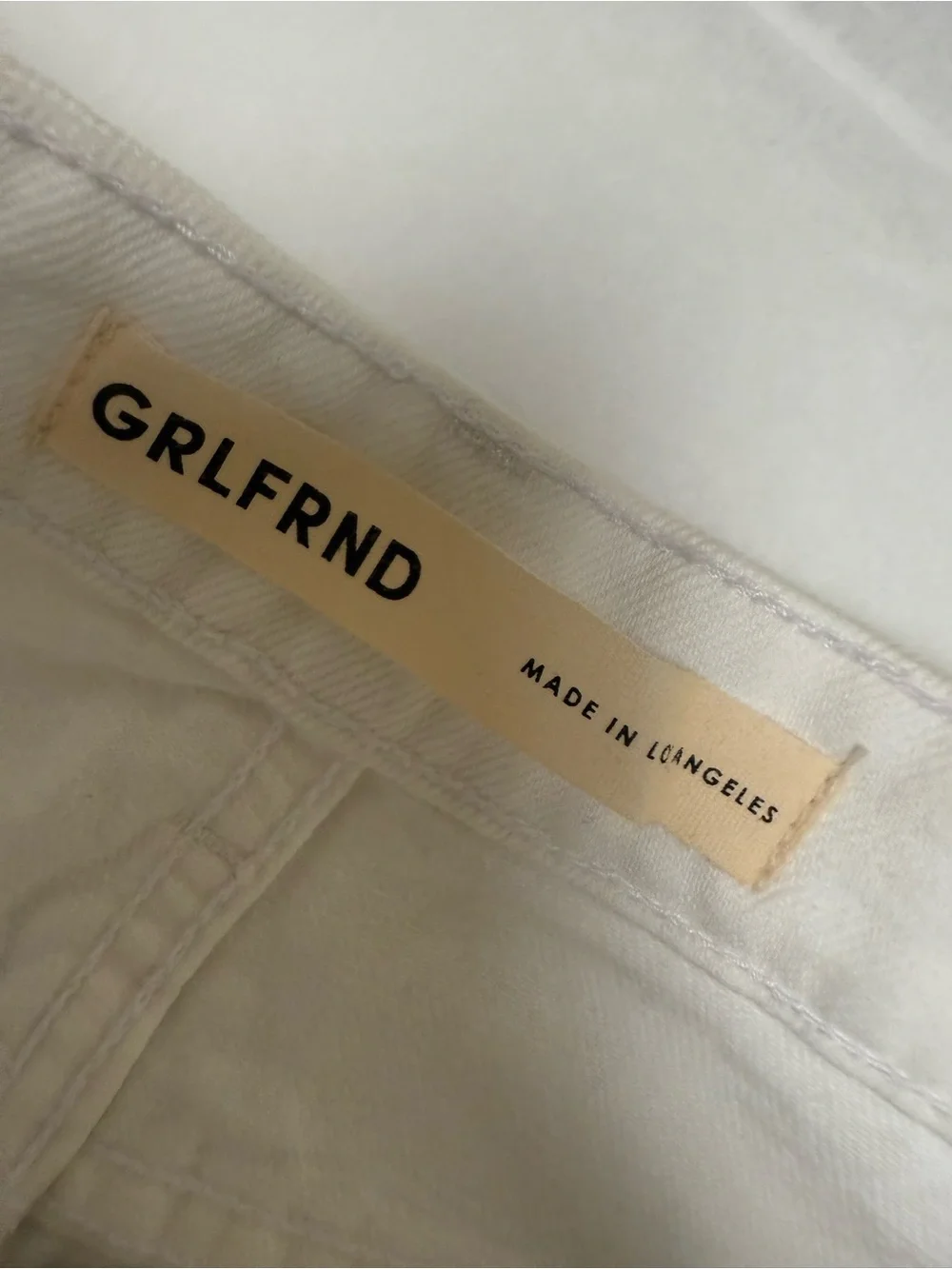 NWT ⚡️GRLFRND THE KAROLINA Ripped Knees Button Fly H Rise Straight Crop Jeans⚡️